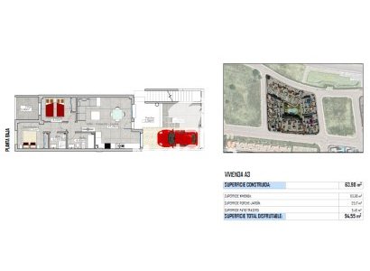 Apartamento planta baja - Obra nueva - Cox - Cox