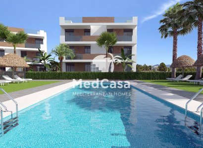 Apartamento planta baja - Obra nueva -
            Los Alcázares - MM-827