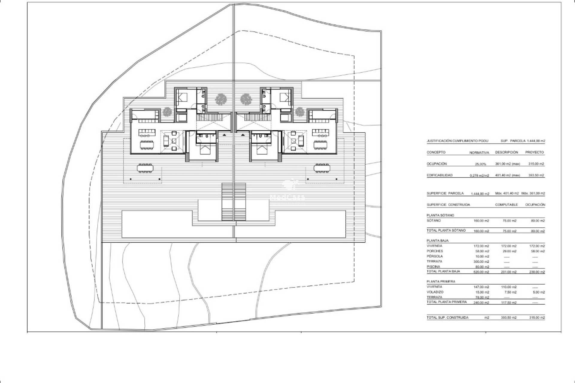 Neubau - Doppelhaushälfte -
Moraira - Fanadix