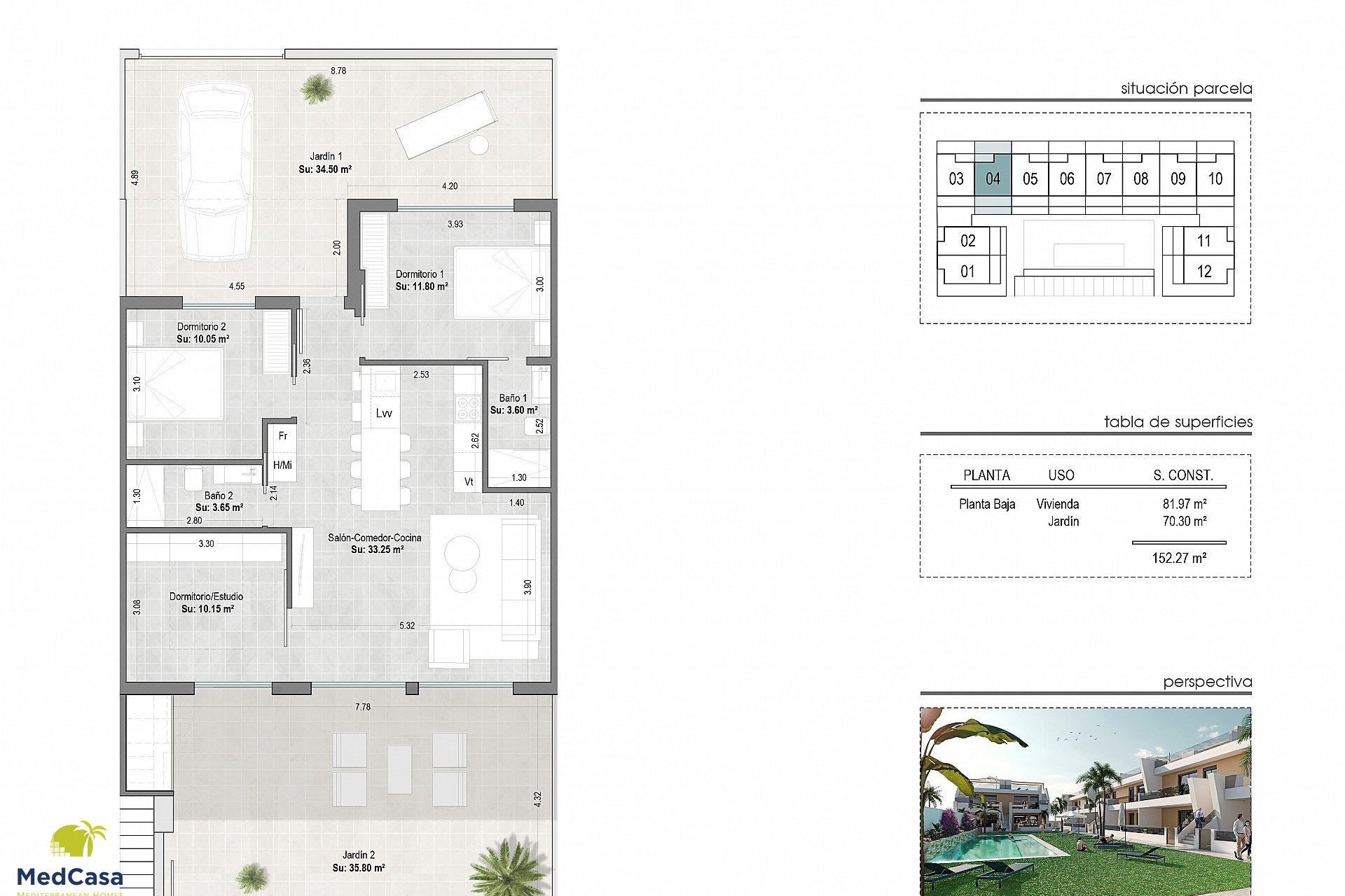 Neubau - Erdgeschosswohnung -
San Pedro del Pinatar