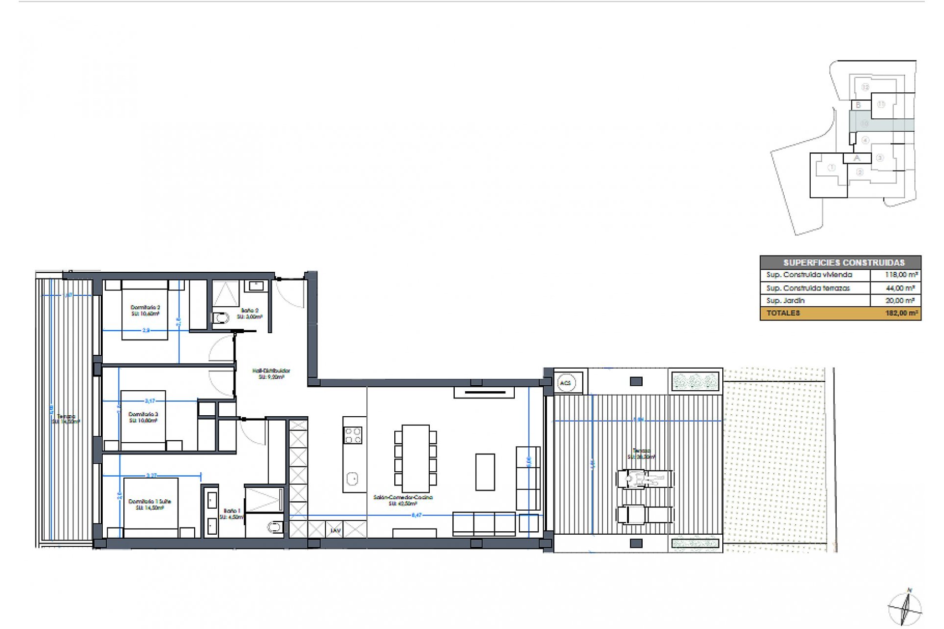 Neubau - Penthousewohnung -
Golf Las Colinas