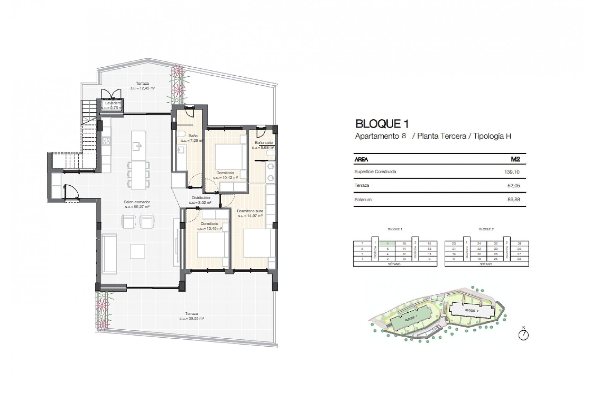 Neubau - Penthousewohnung -
Golf Las Colinas