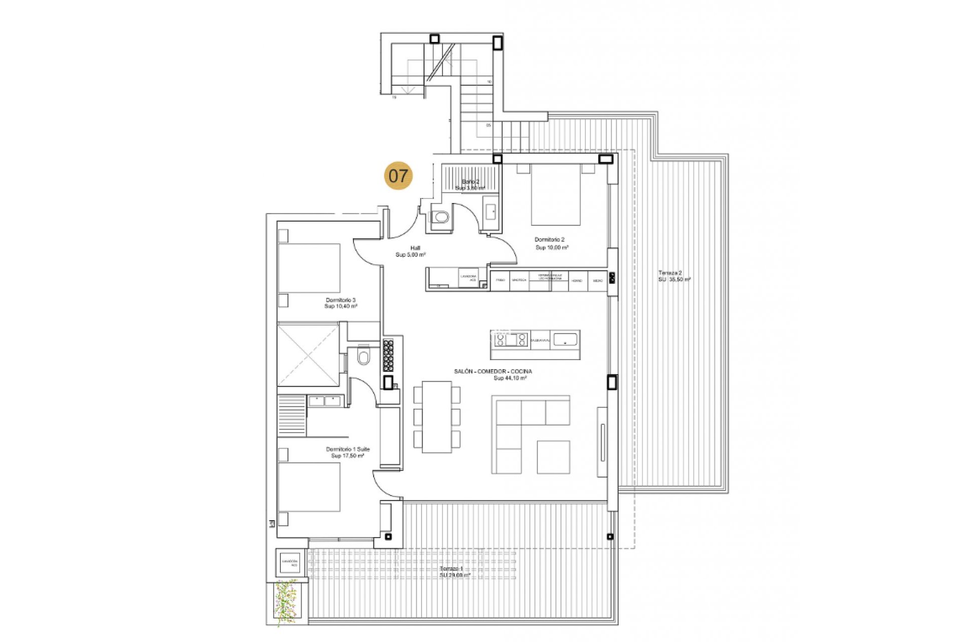 Neubau - Penthousewohnung -
Golf Las Colinas