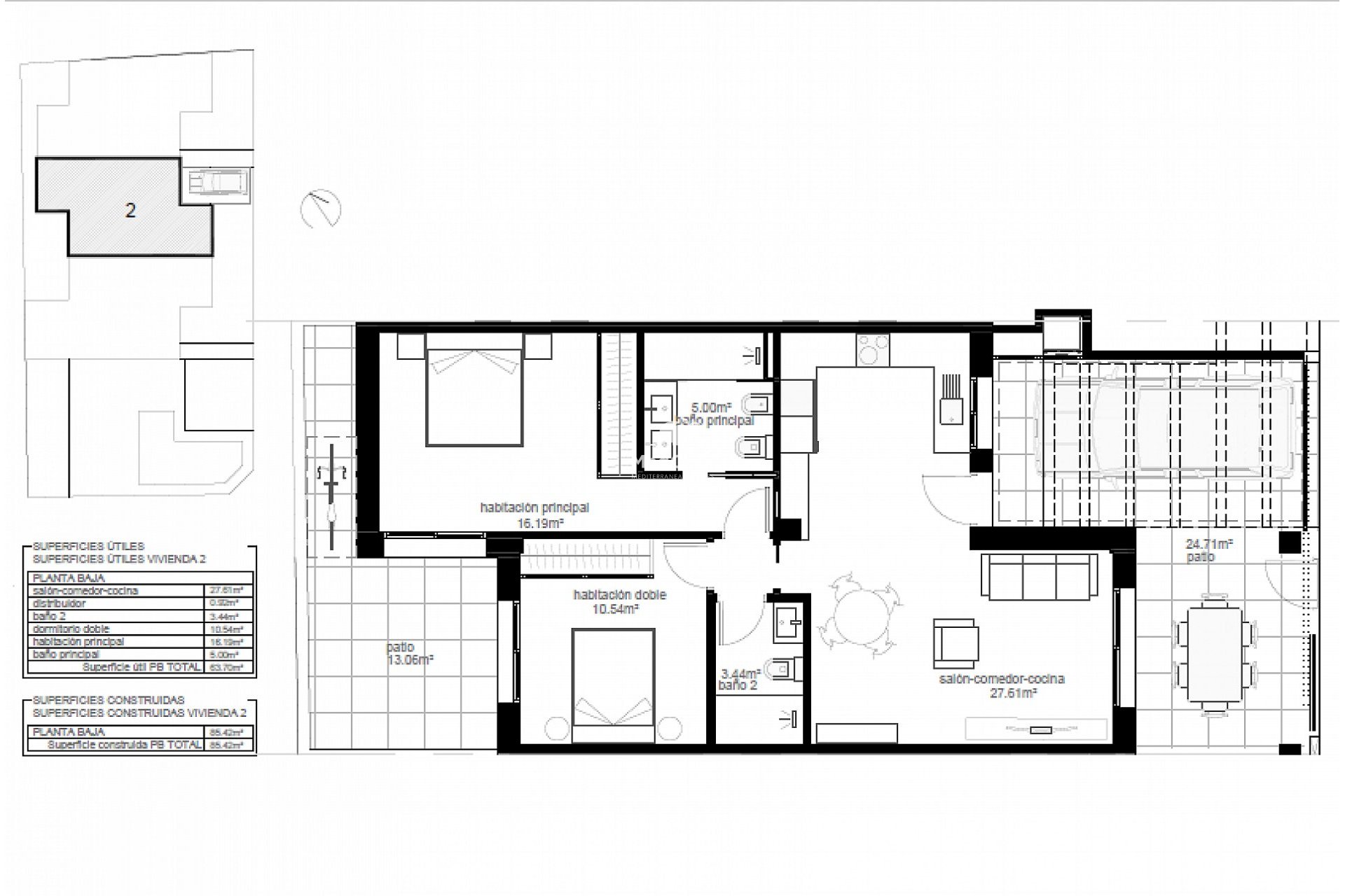 Neubau - Penthousewohnung -
Pilar de la Horadada