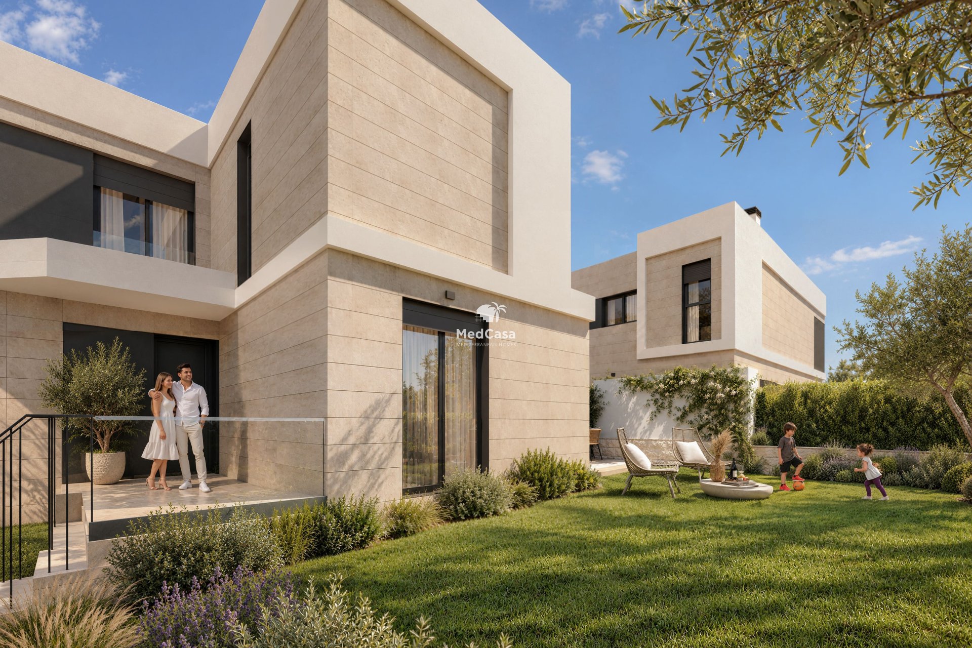 Neubau - Reihenhaus -
Muchamiel - Mutxamel