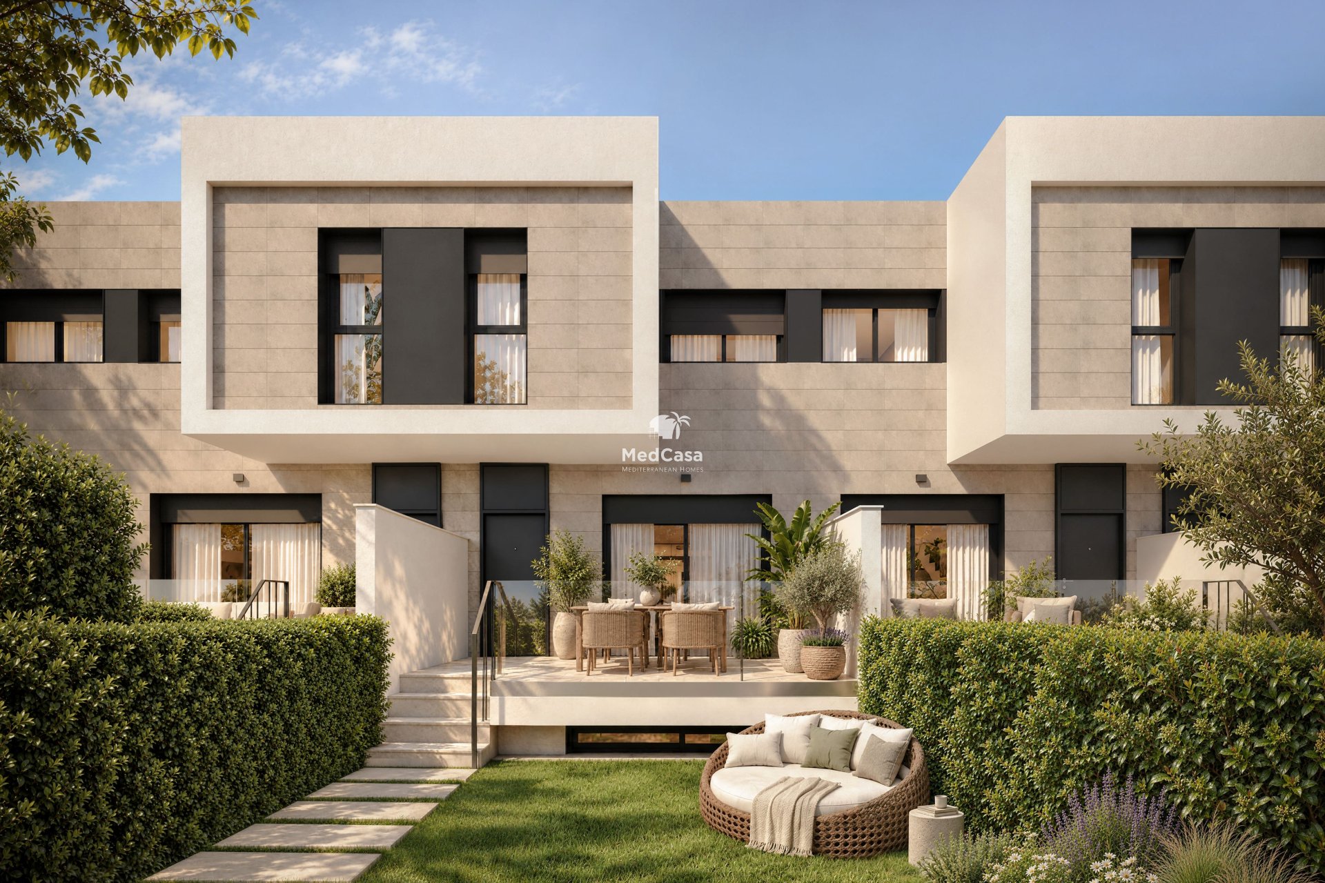 Neubau - Reihenhaus -
Muchamiel - Mutxamel