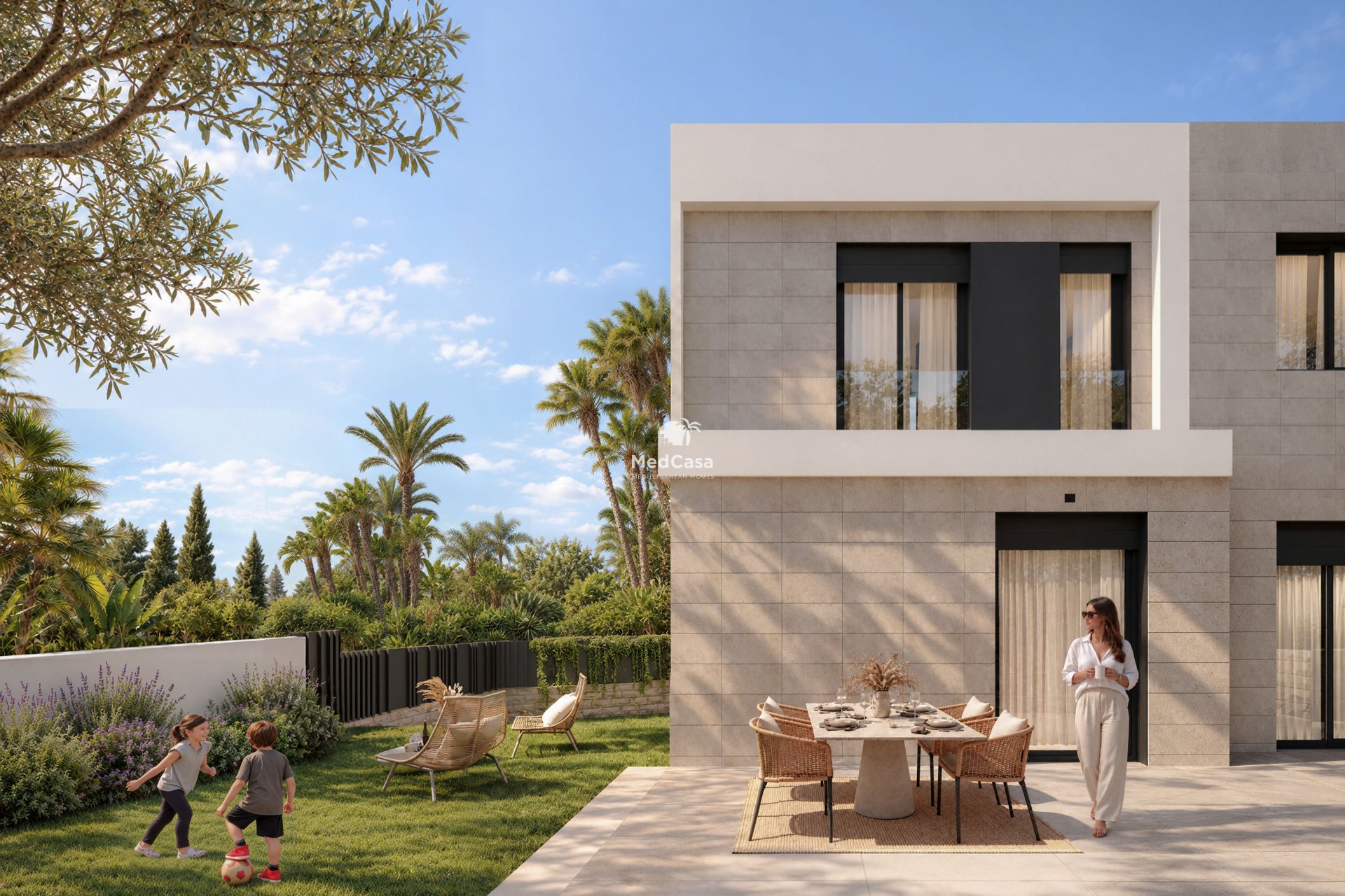 Neubau - Reihenhaus -
Muchamiel - Mutxamel