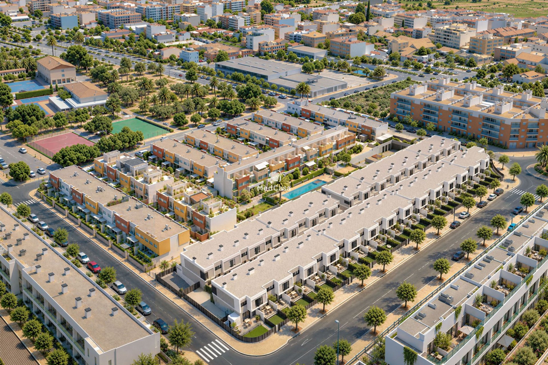 Neubau - Reihenhaus -
Muchamiel - Mutxamel