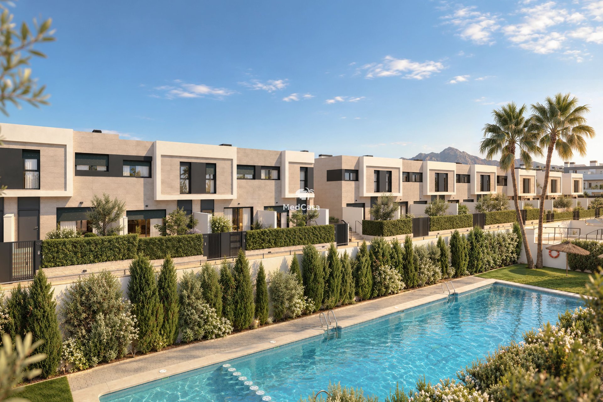 Neubau - Reihenhaus -
Muchamiel - Mutxamel