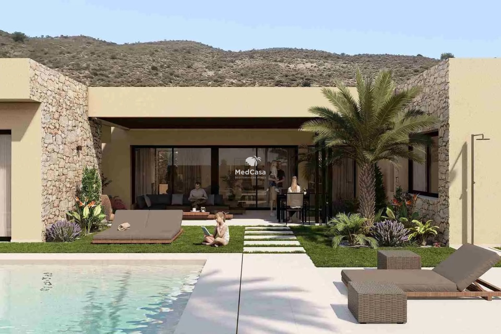 Neubau - Villa -
Golf Altaona - Baños y Mendigo