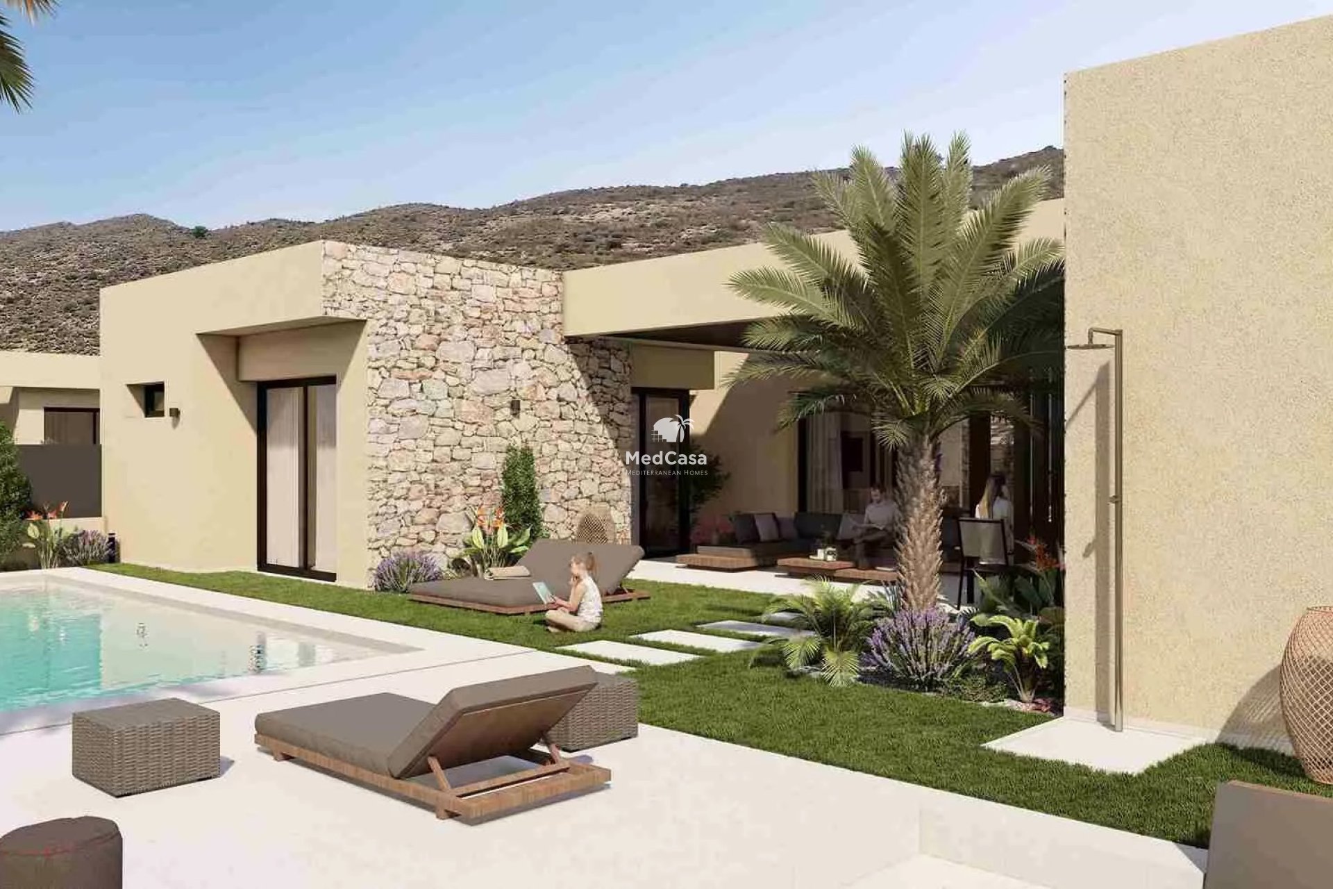 Neubau - Villa -
Golf Altaona - Baños y Mendigo