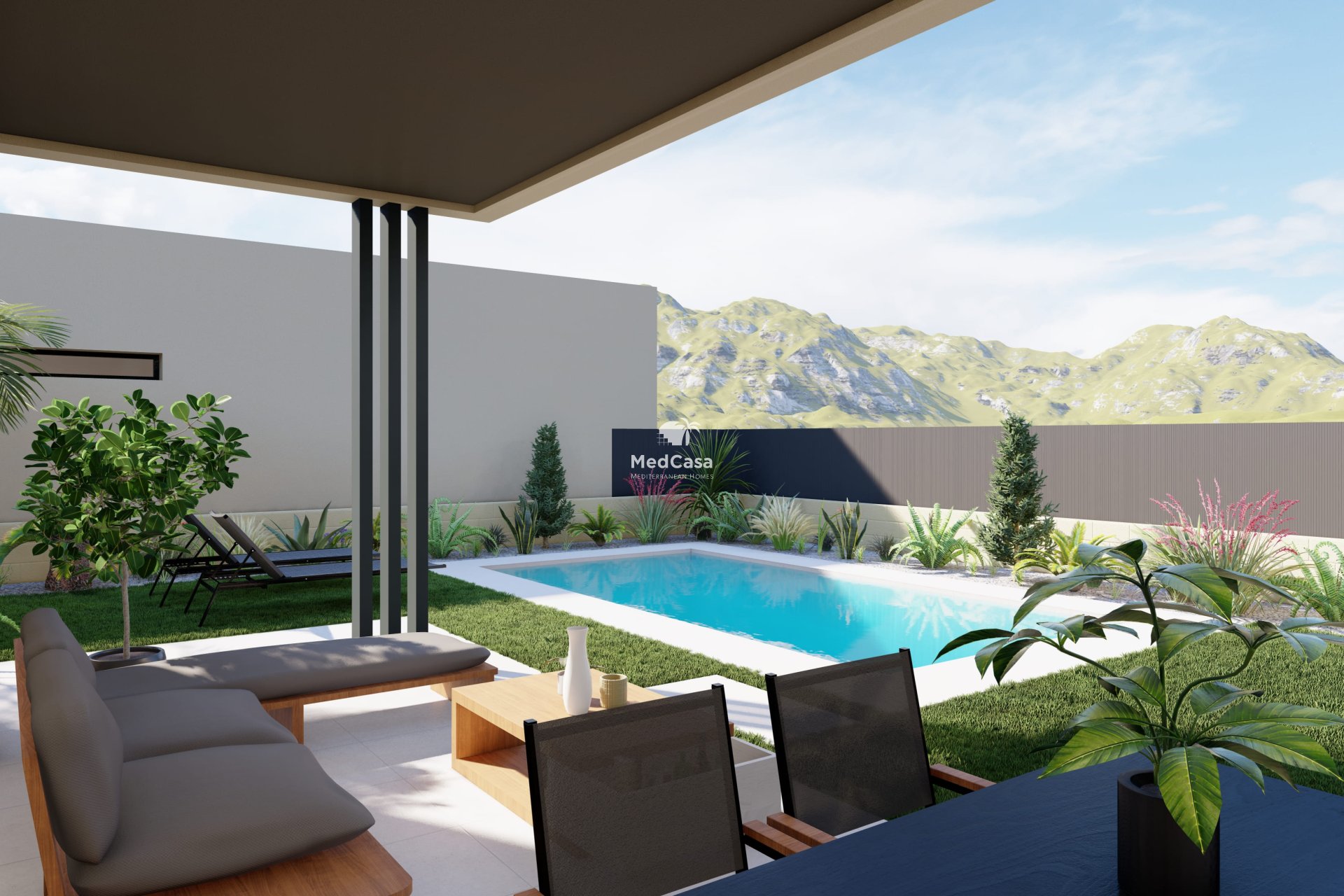 Neubau - Villa -
Golf Altaona - Baños y Mendigo