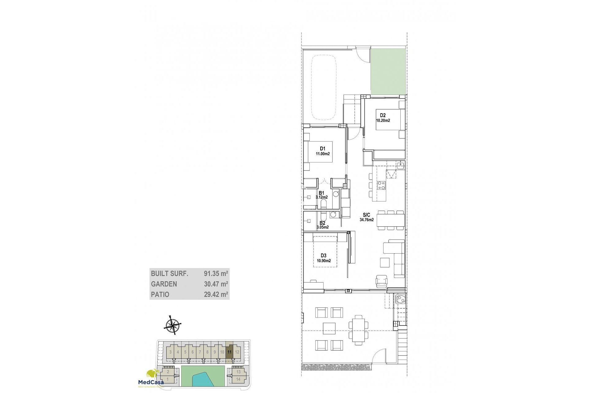 New Build - Ground floor apartment -
La Manga
