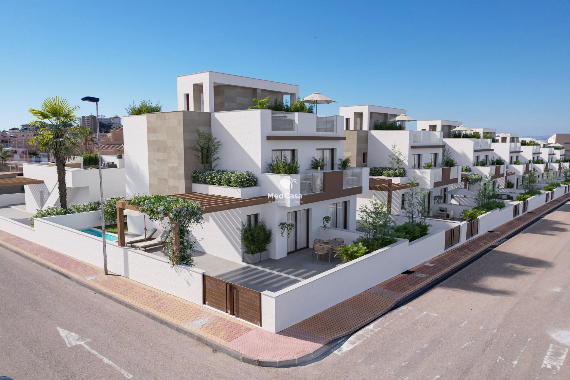 Obra nueva - Adosado -
Mazarrón