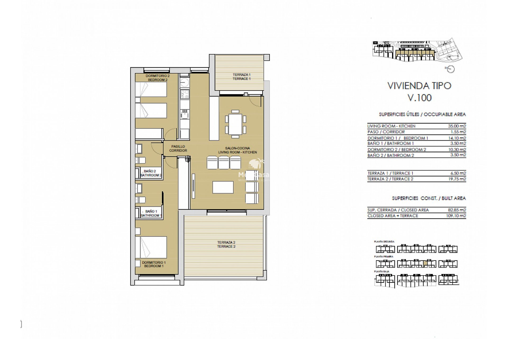 Obra nueva - Apartamento -
Golf Lo Romero