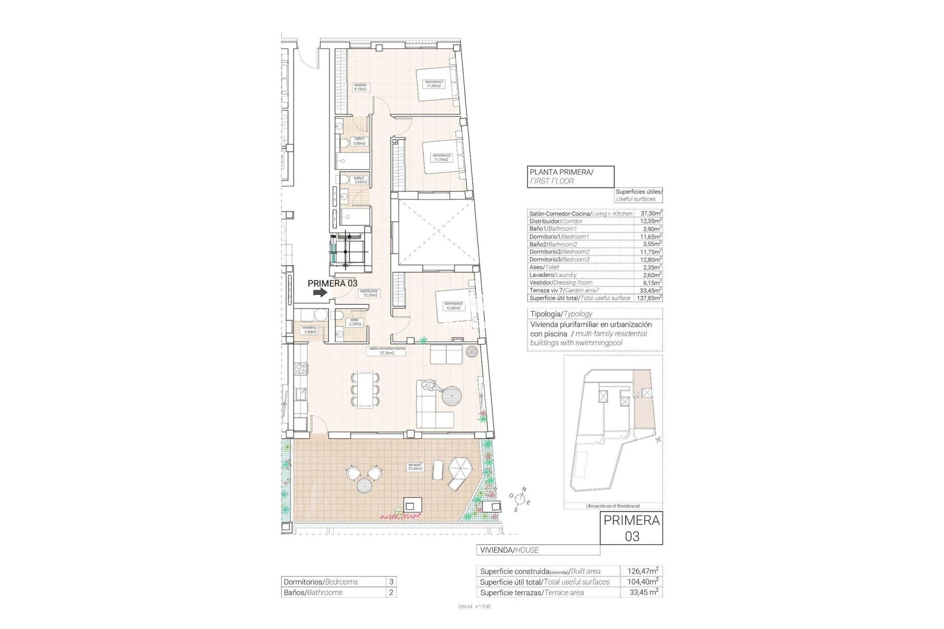 Obra nueva - Apartamento -
Hondón de las Nieves