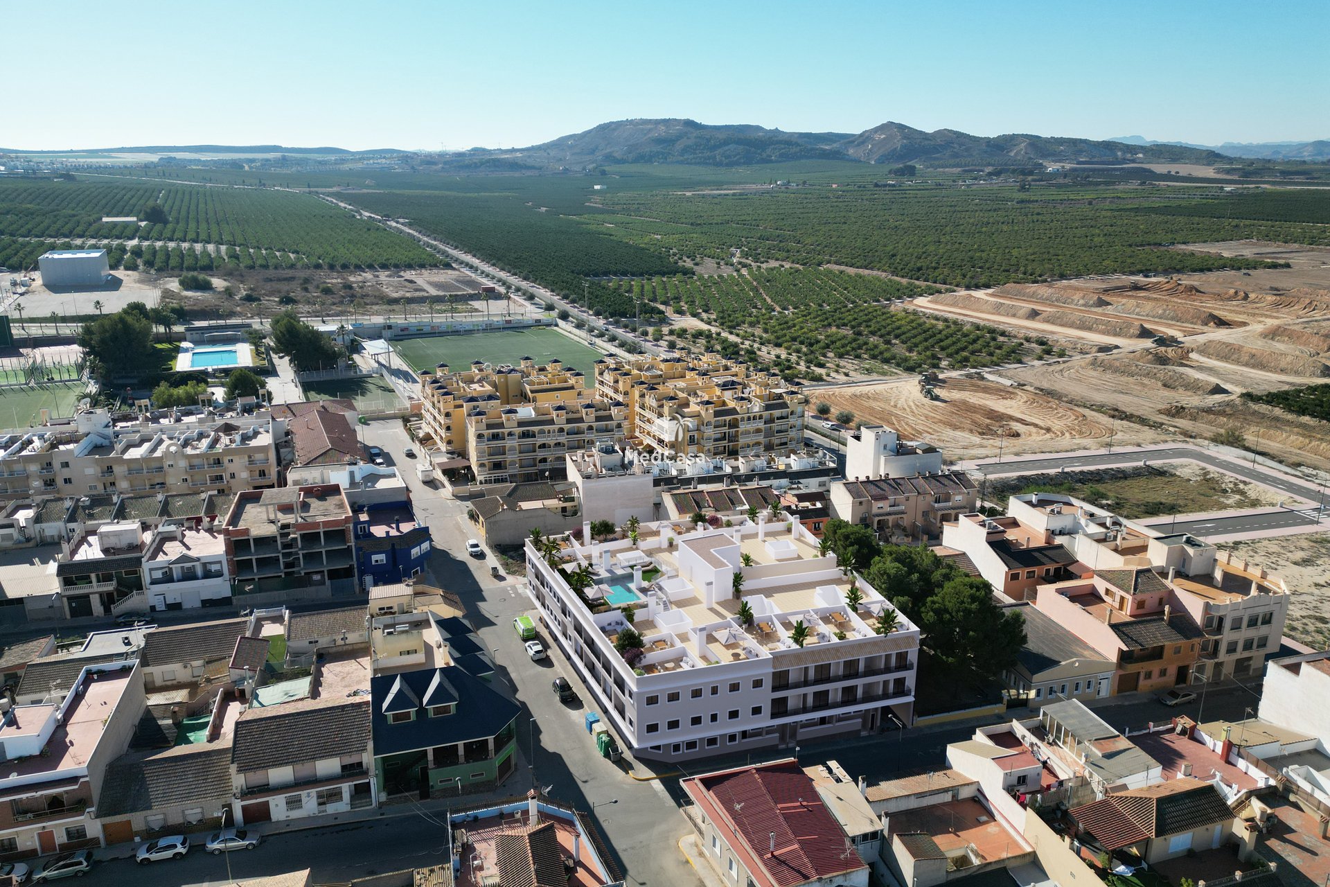 Obra nueva - Apartamento planta baja -
Algorfa