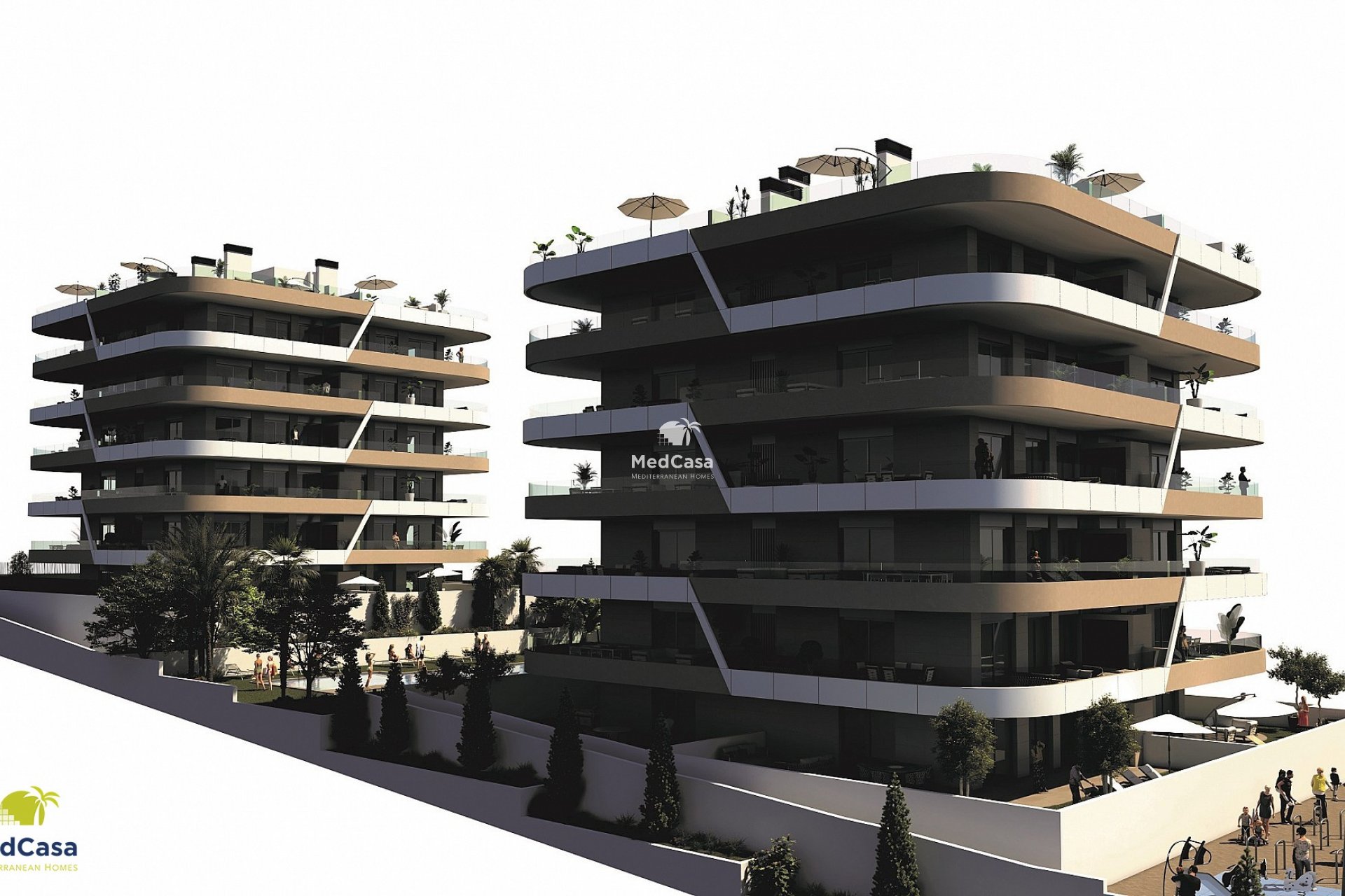 Obra nueva - Apartamento planta baja -
Arenales del Sol