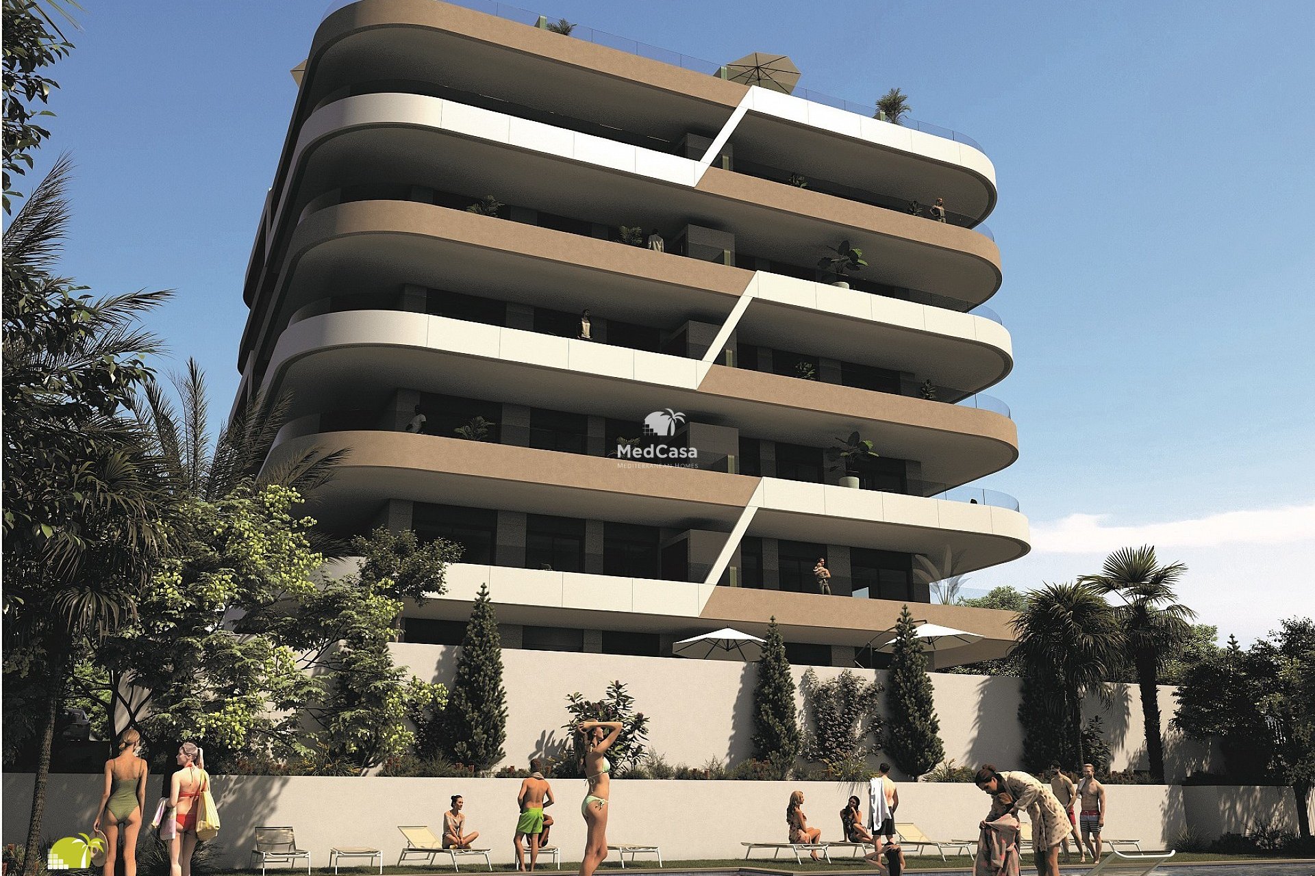 Obra nueva - Apartamento planta baja -
Arenales del Sol