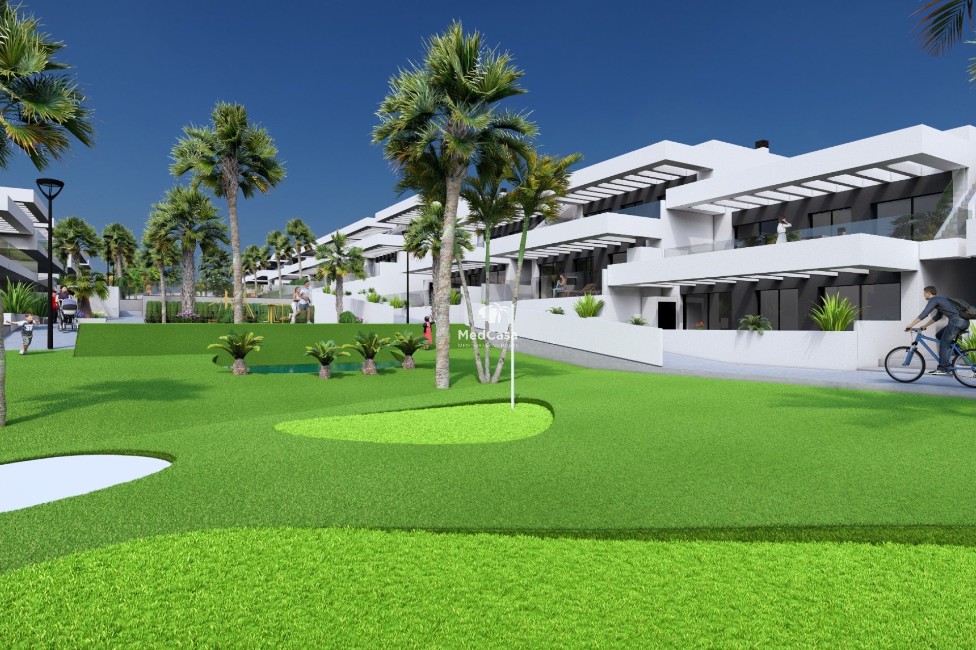 Obra nueva - Apartamento planta baja -
Golf La Finca