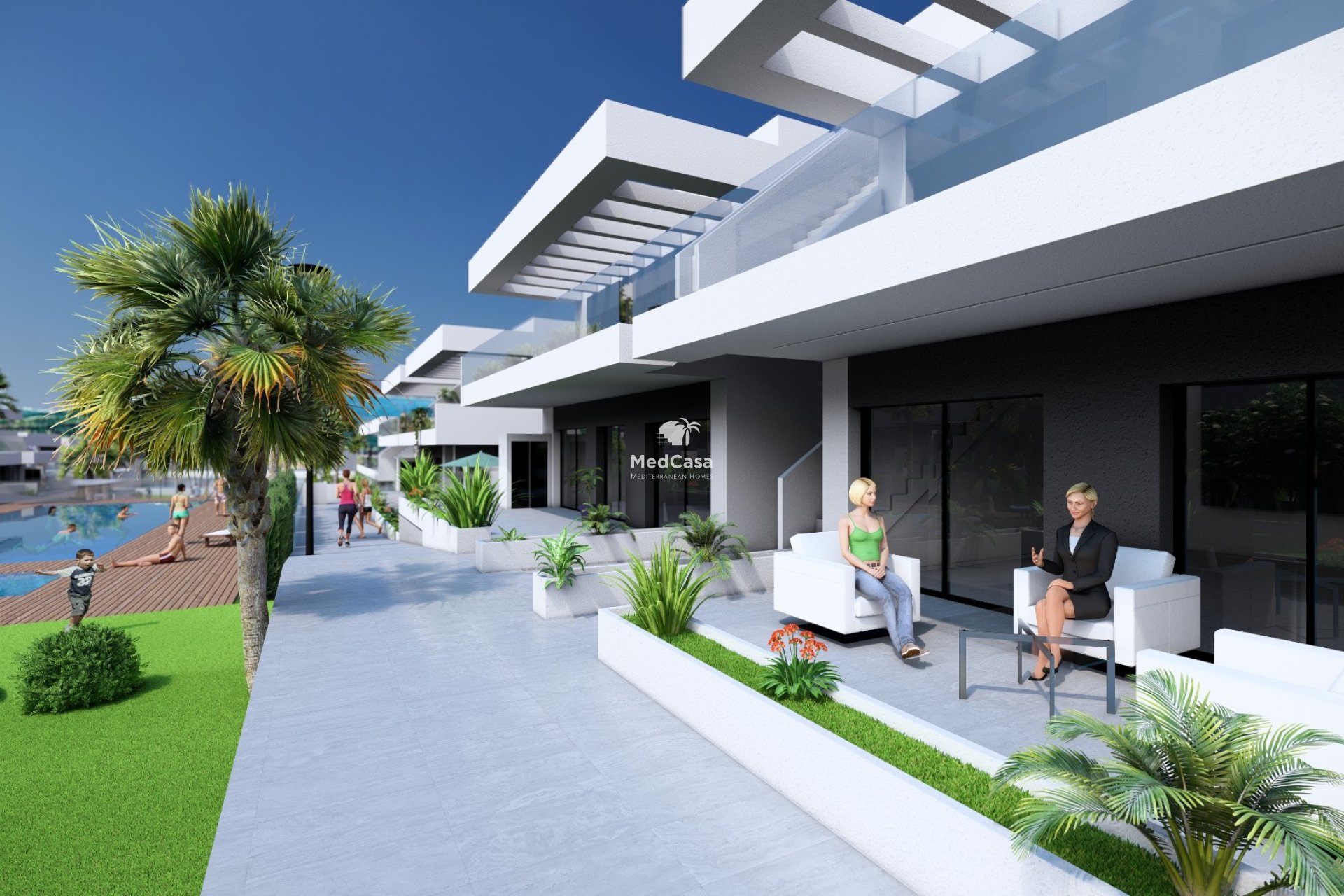 Obra nueva - Apartamento planta baja -
Golf La Finca