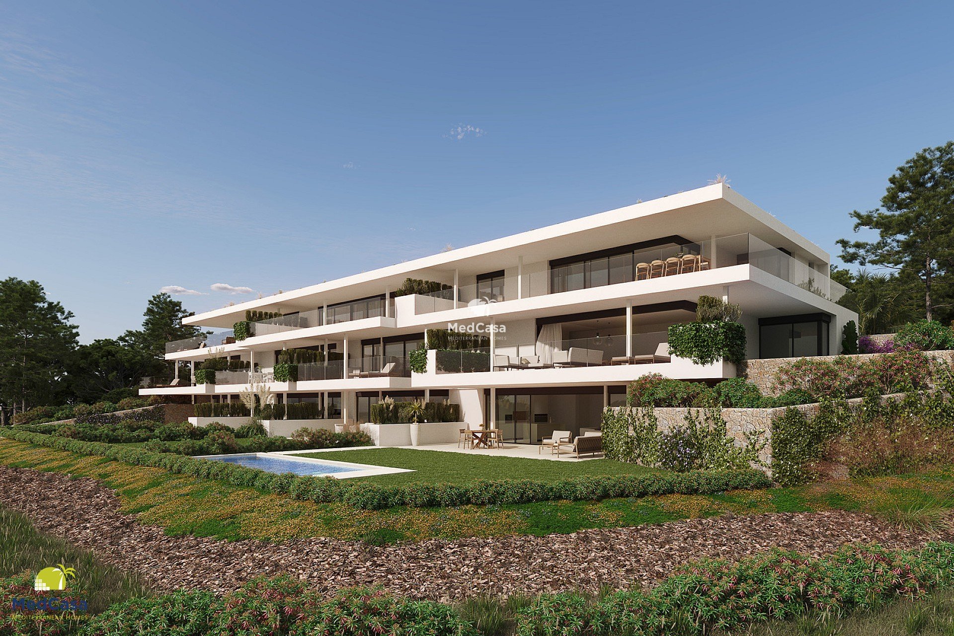 Obra nueva - Apartamento planta baja -
Golf Las Colinas