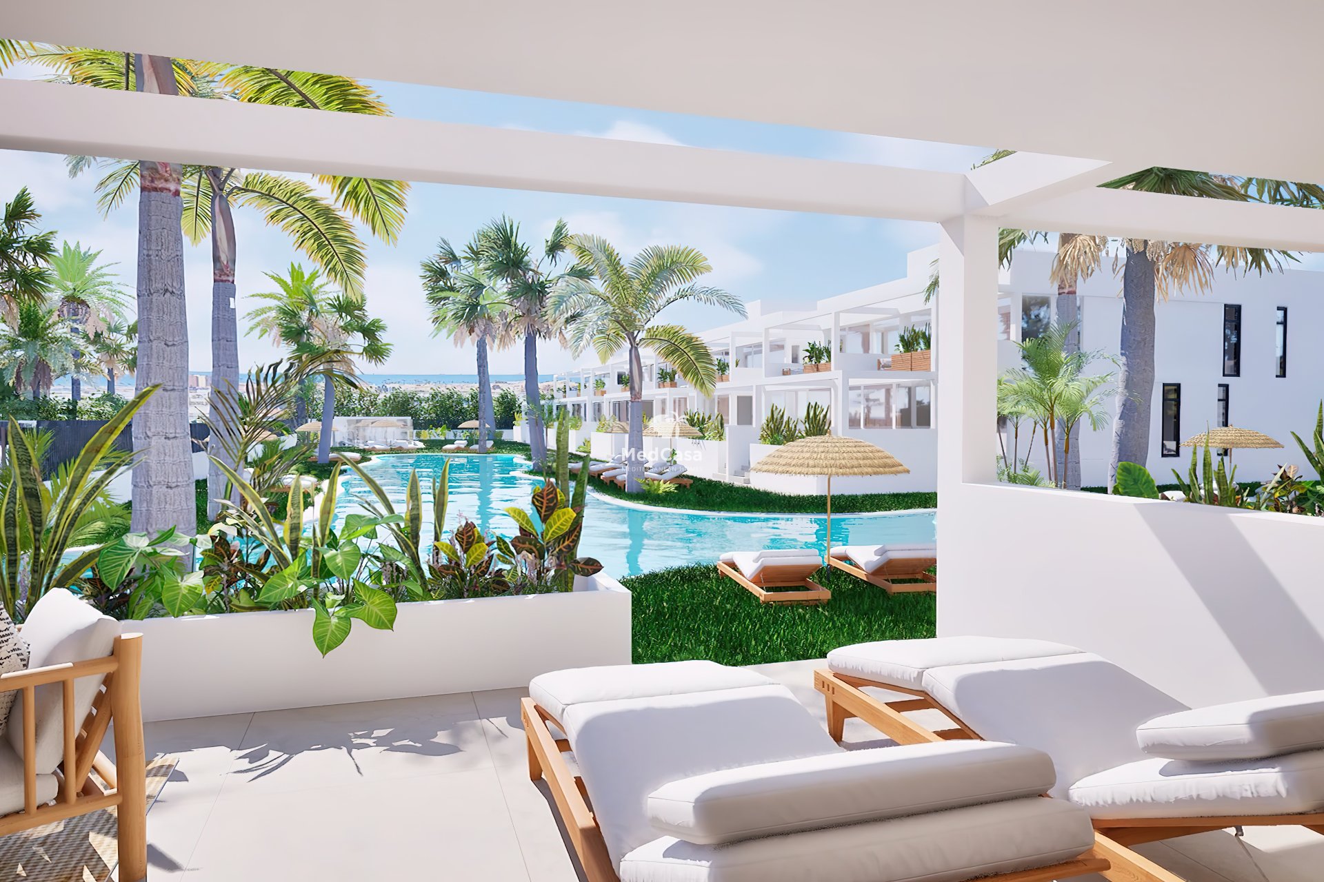 Obra nueva - Apartamento planta baja -
La Manga