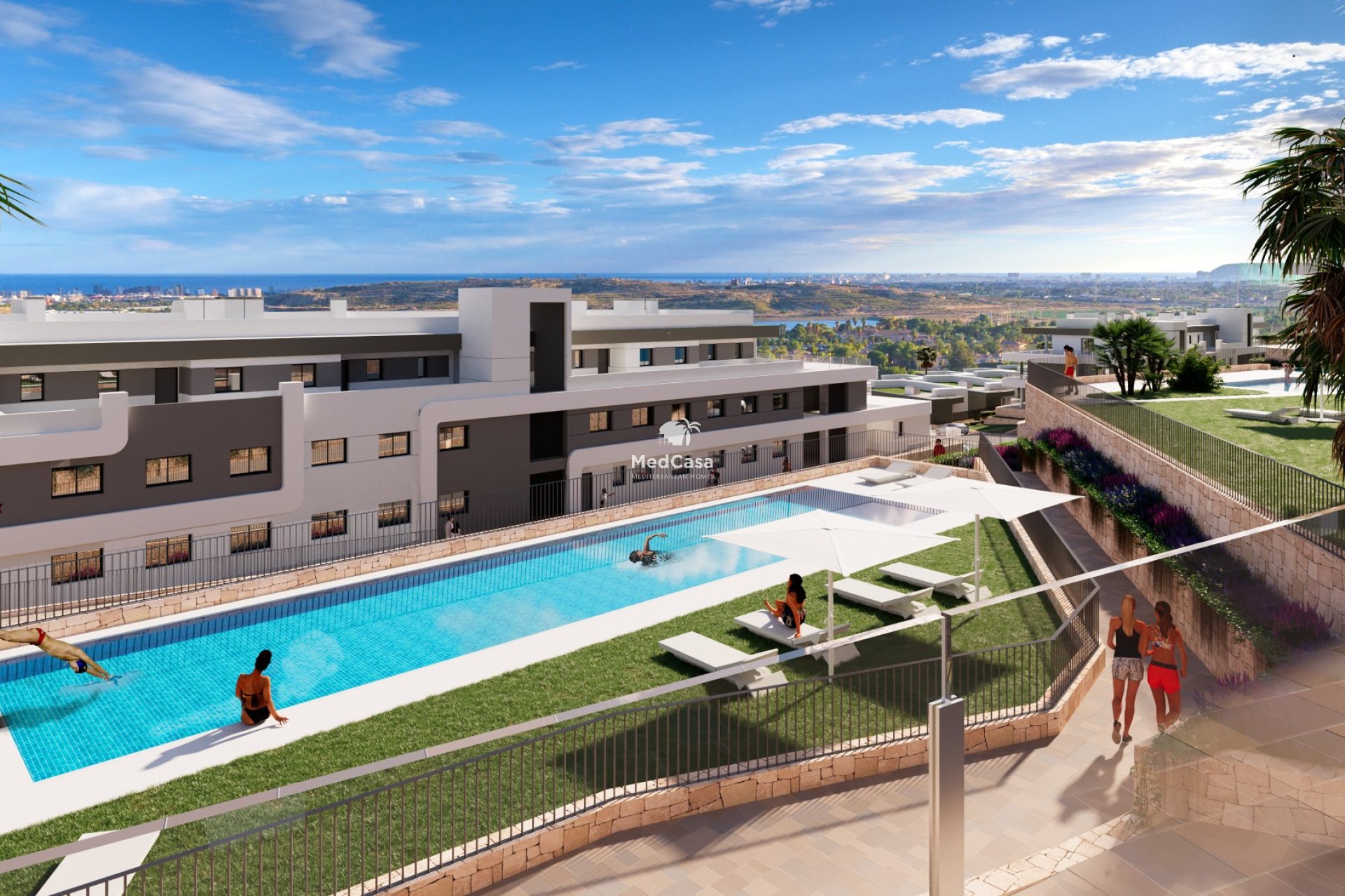 Obra nueva - Apartamento planta baja -
Muchamiel