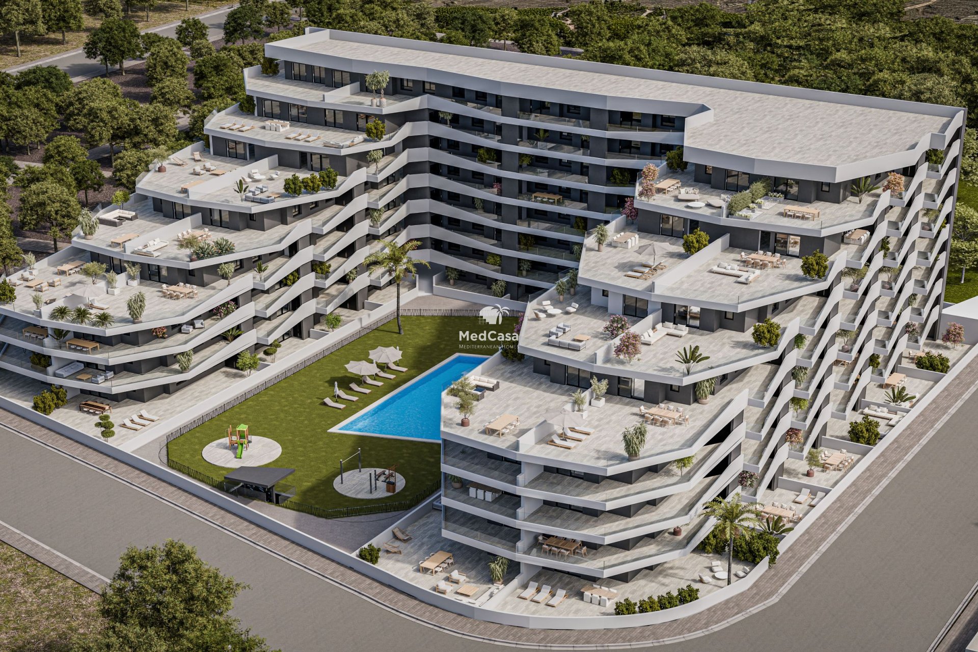 Obra nueva - Apartamento planta baja -
San Miguel de Salinas