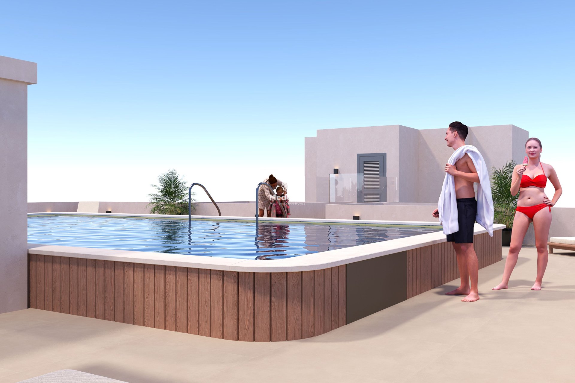 Obra nueva - Apartamento planta baja -
San Miguel de Salinas
