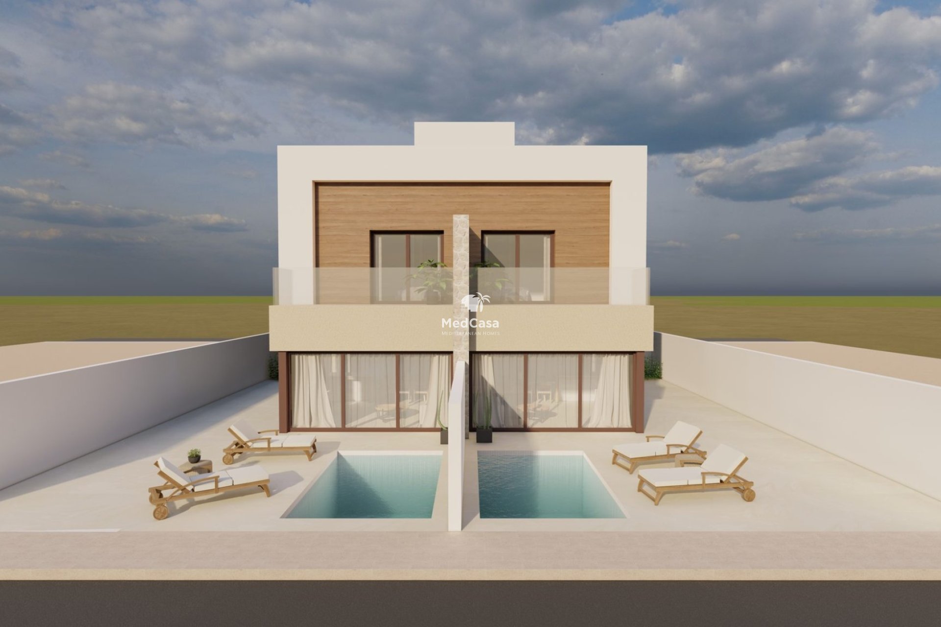 Obra nueva - Semi pareado -
Santiago de la Ribera