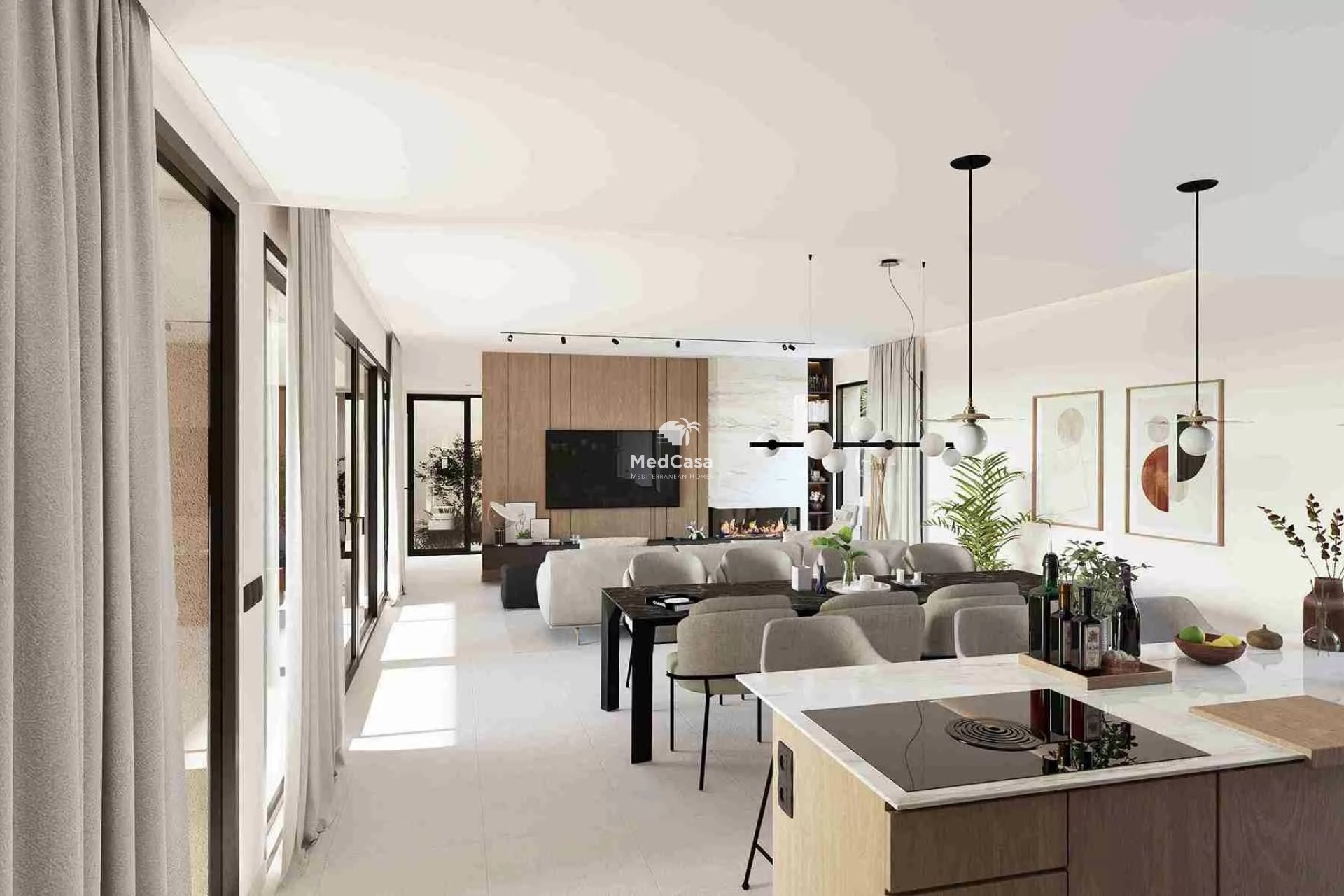 Obra nueva - Villa -
Golf Altaona - Baños y Mendigo