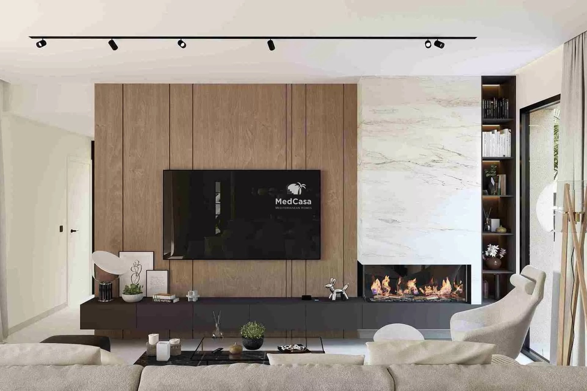 Obra nueva - Villa -
Golf Altaona - Baños y Mendigo