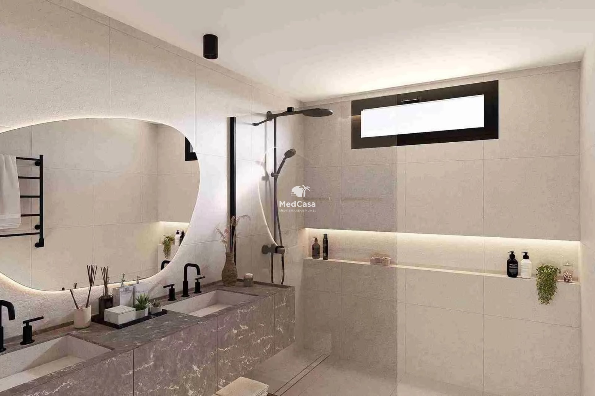 Obra nueva - Villa -
Golf Altaona - Baños y Mendigo