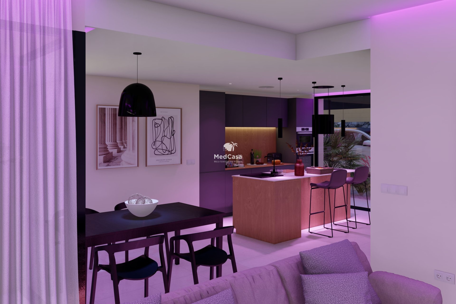 Obra nueva - Villa -
Golf Altaona - Baños y Mendigo