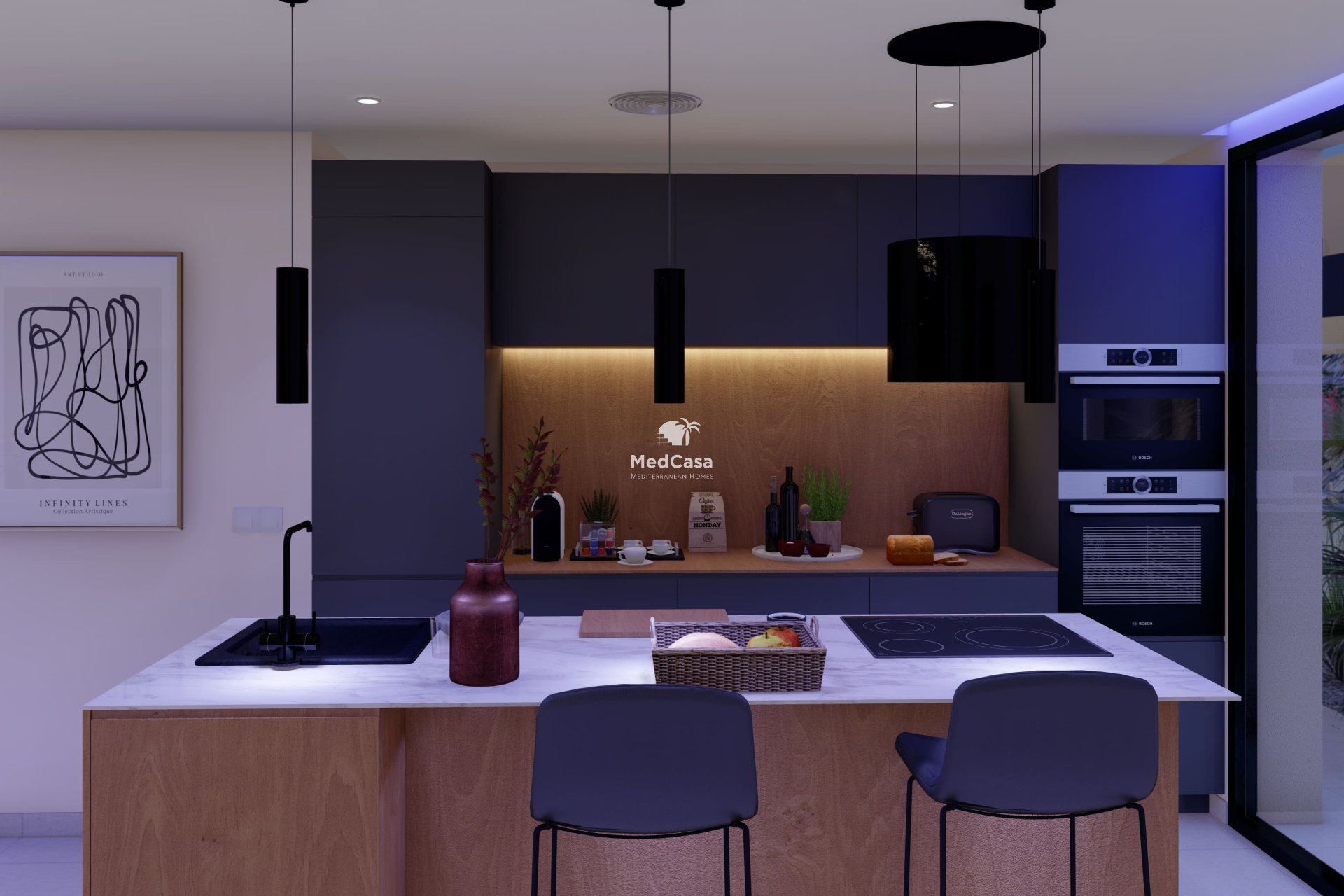 Obra nueva - Villa -
Golf Altaona - Baños y Mendigo