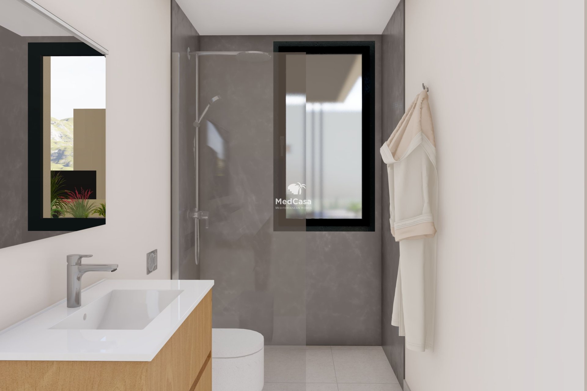 Obra nueva - Villa -
Golf Altaona - Baños y Mendigo