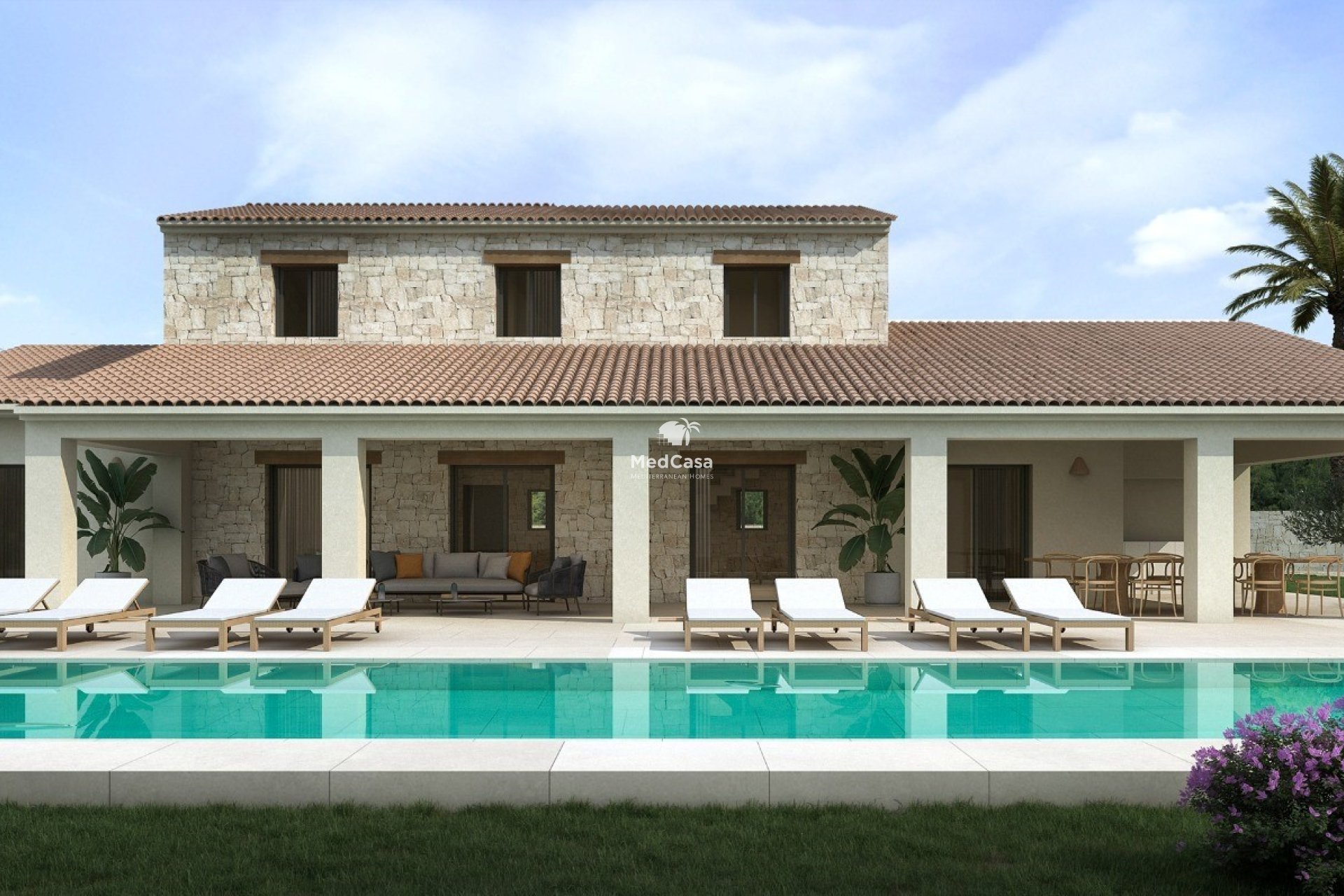 Obra nueva - Villa -
Moraira - Benimeit