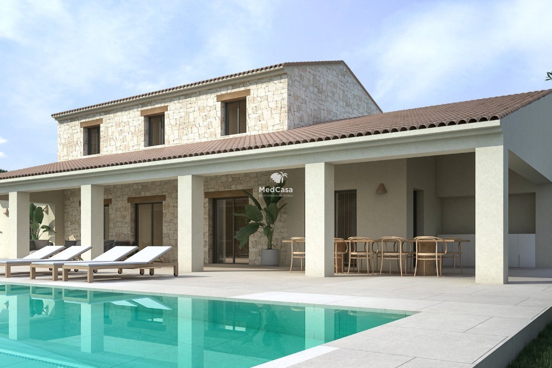 Obra nueva - Villa -
Moraira - Benimeit