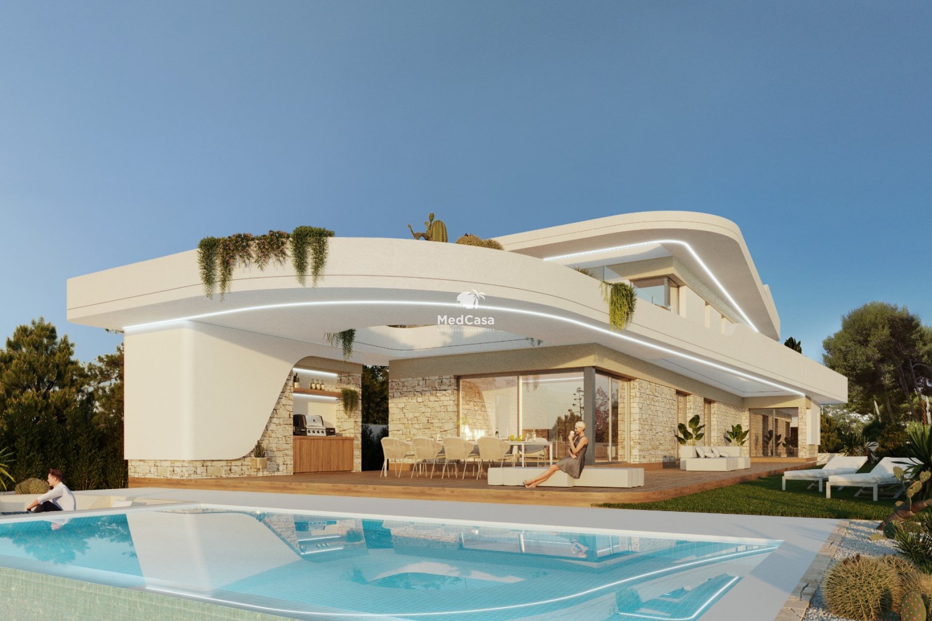 Obra nueva - Villa -
Moraira - El Tesoro