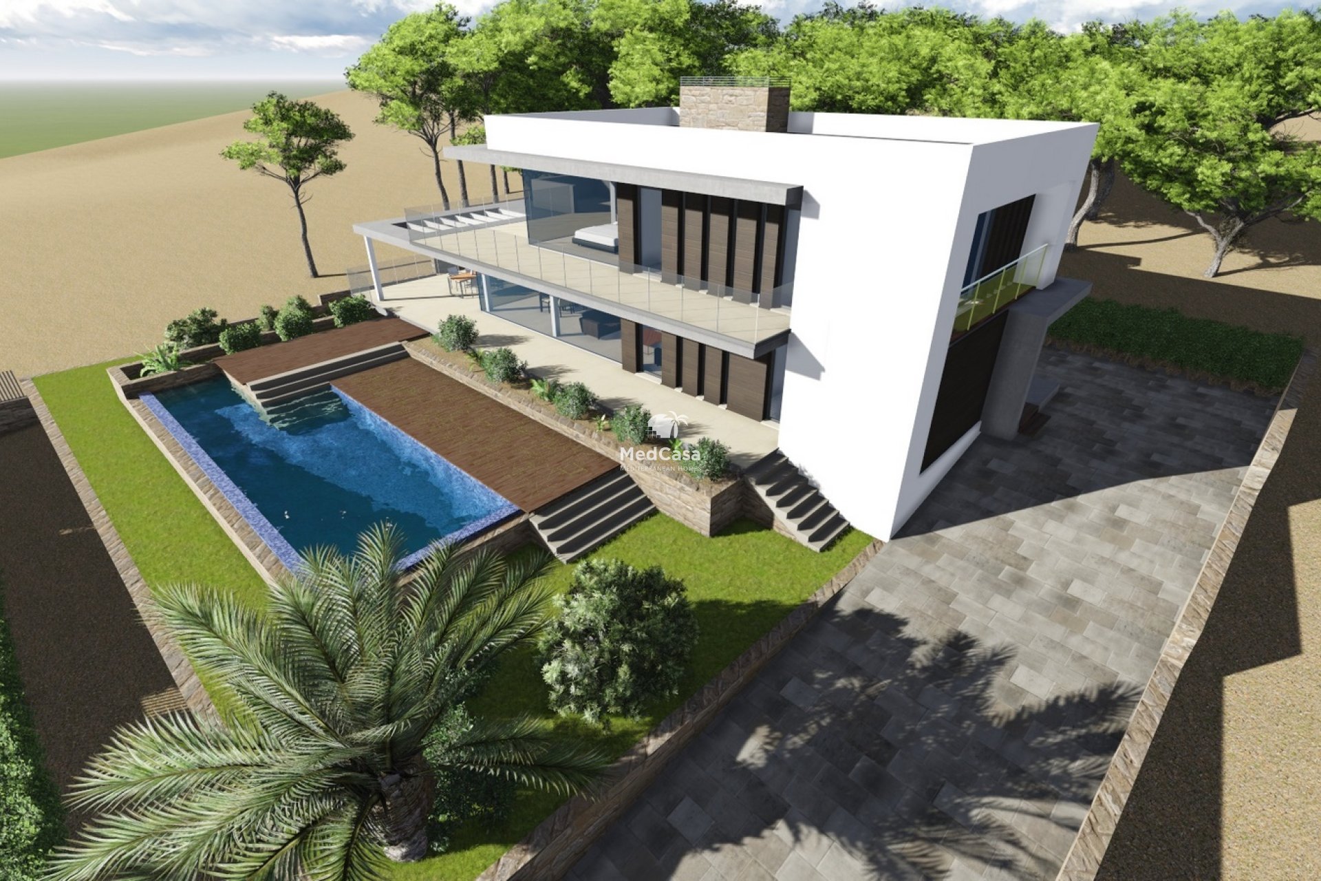 Obra nueva - Villa -
Moraira - Estret