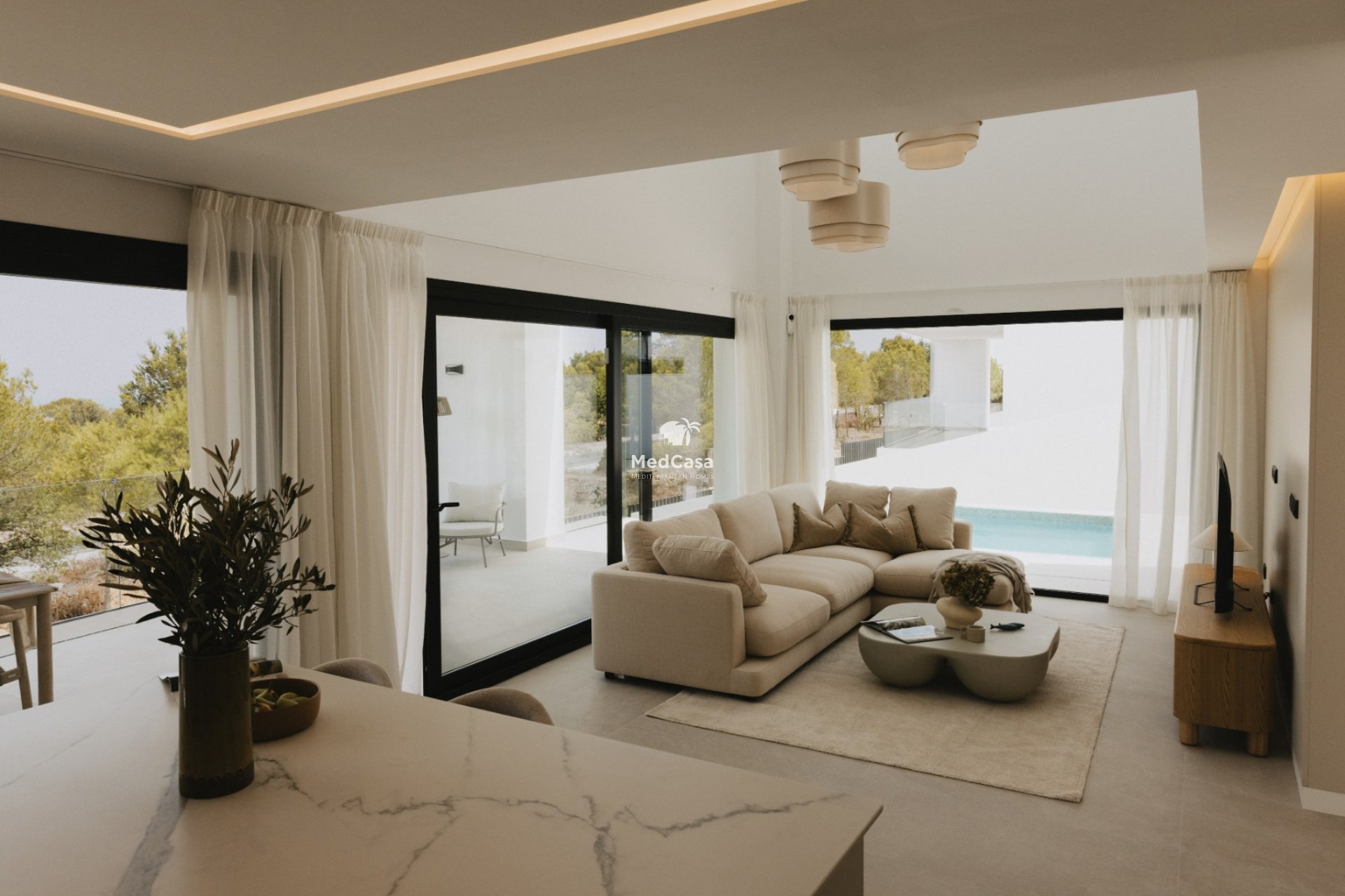 Obra nueva - Villa -
Polop de La Marina