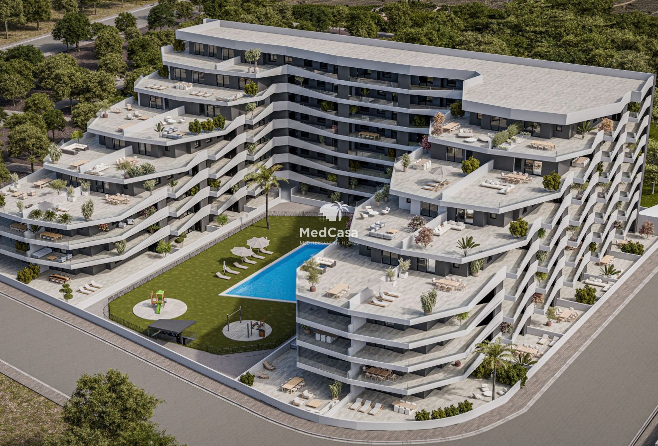 Obra nueva - Apartamento planta baja -
San Miguel de Salinas