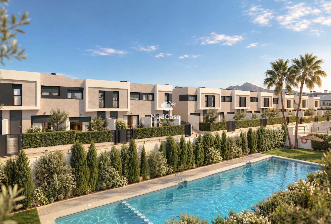 Neubau - Reihenhaus -
Muchamiel - Mutxamel