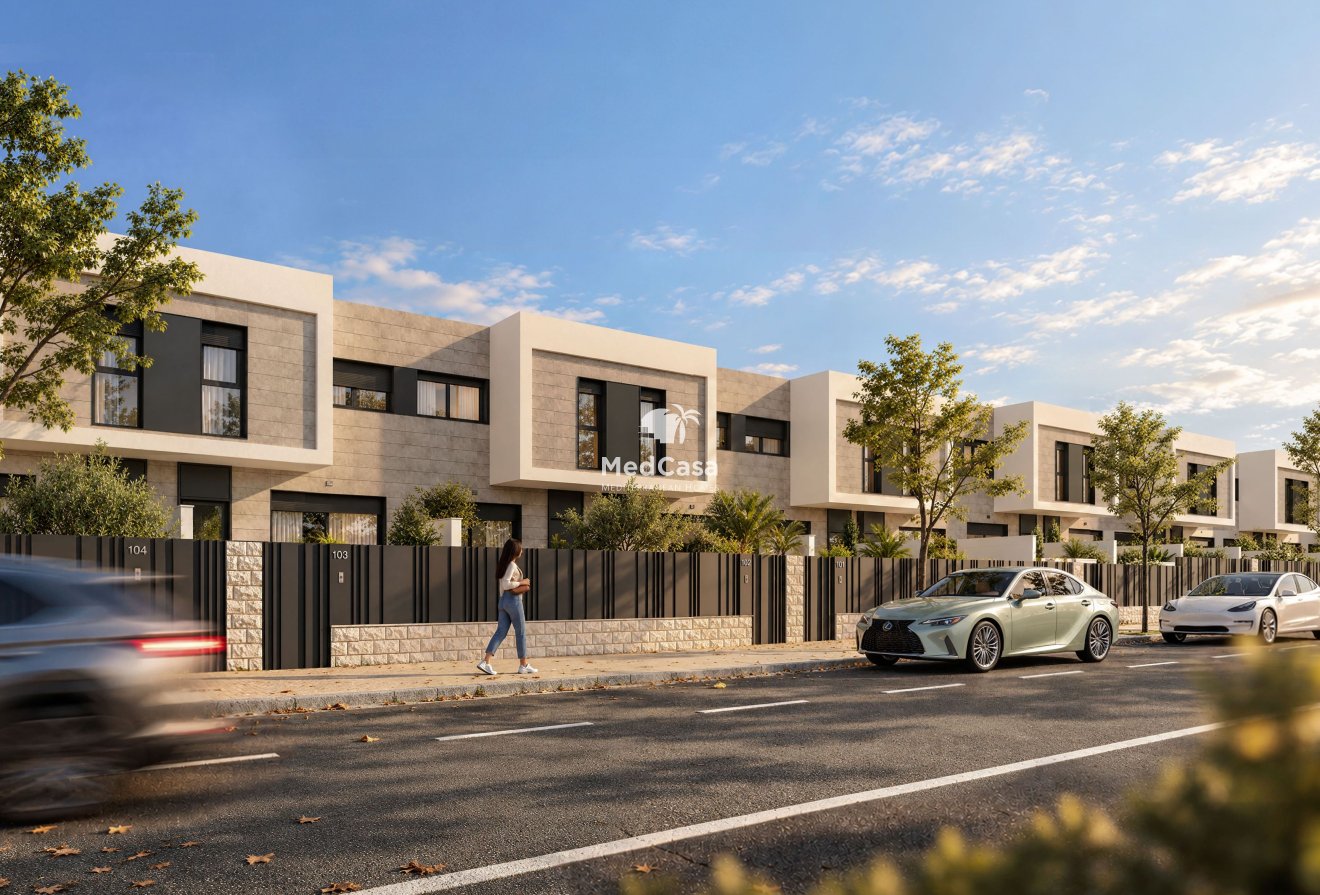 Neubau - Reihenhaus -
Muchamiel - Mutxamel