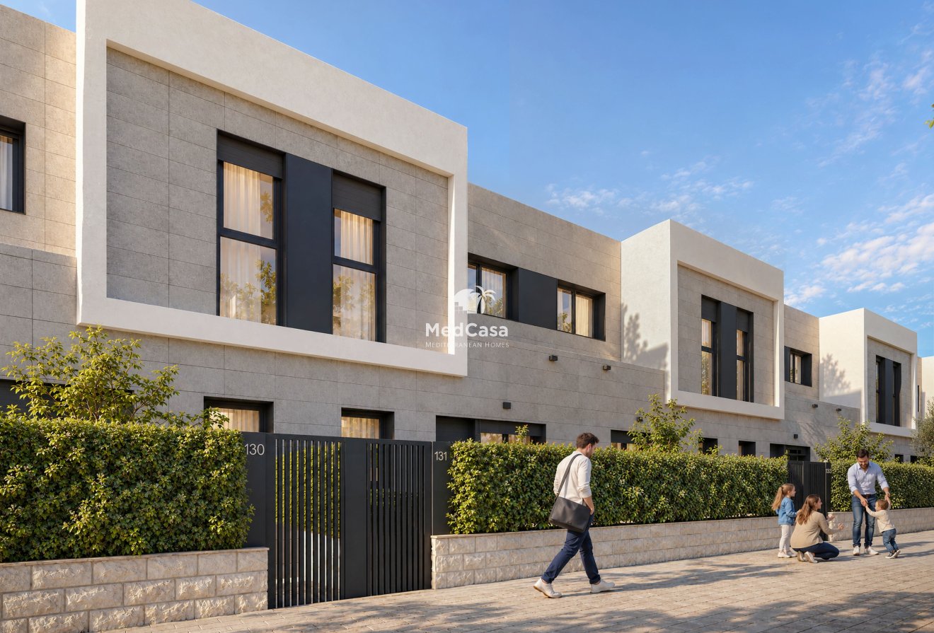 Neubau - Reihenhaus -
Muchamiel - Mutxamel