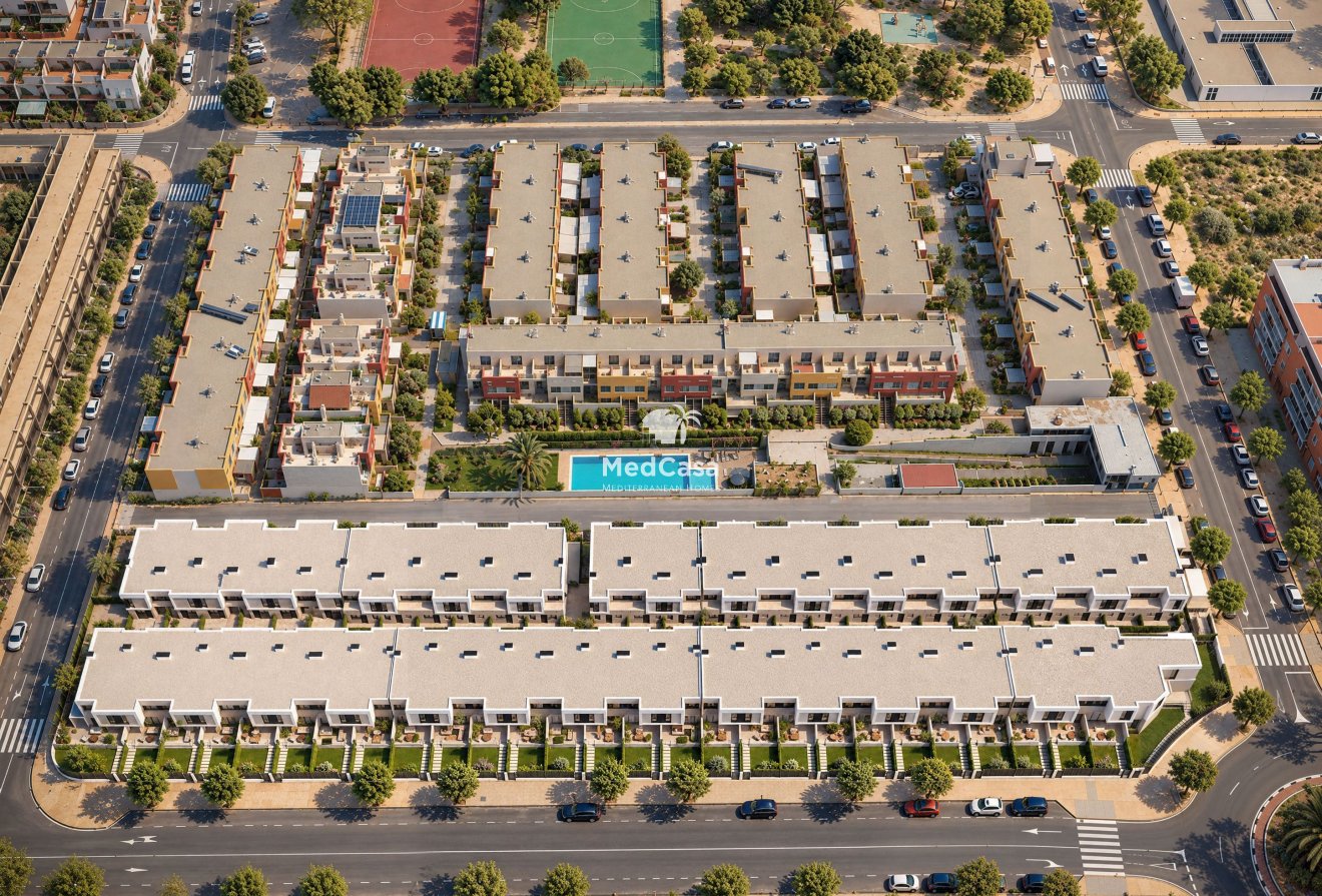 Neubau - Reihenhaus -
Muchamiel - Mutxamel