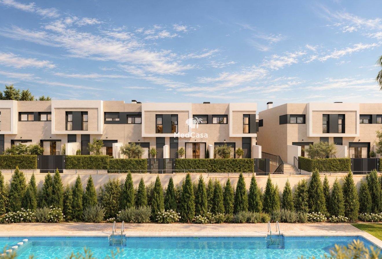 Neubau - Reihenhaus -
Muchamiel - Mutxamel