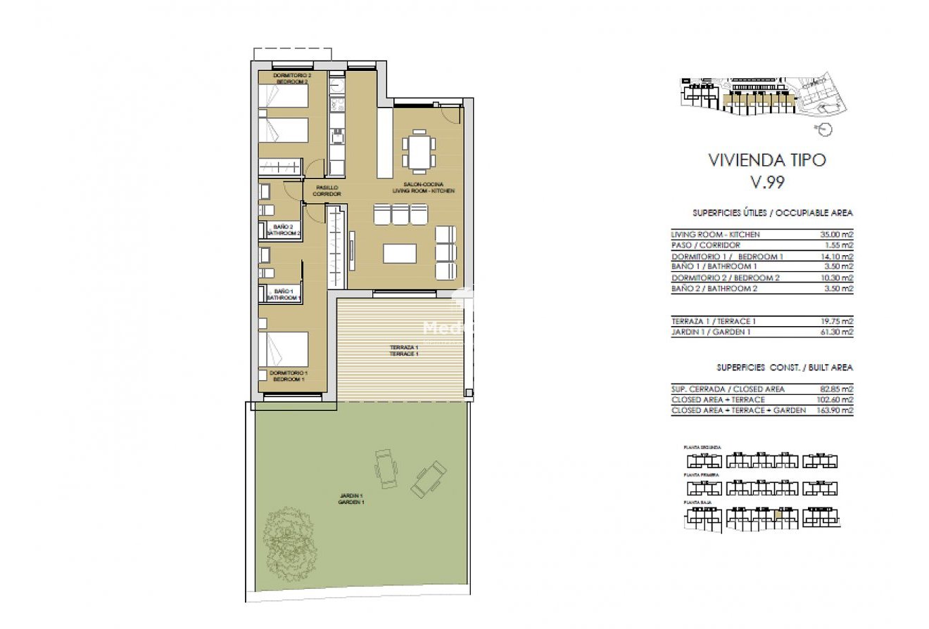 New Build - Ground floor apartment -
Golf Lo Romero