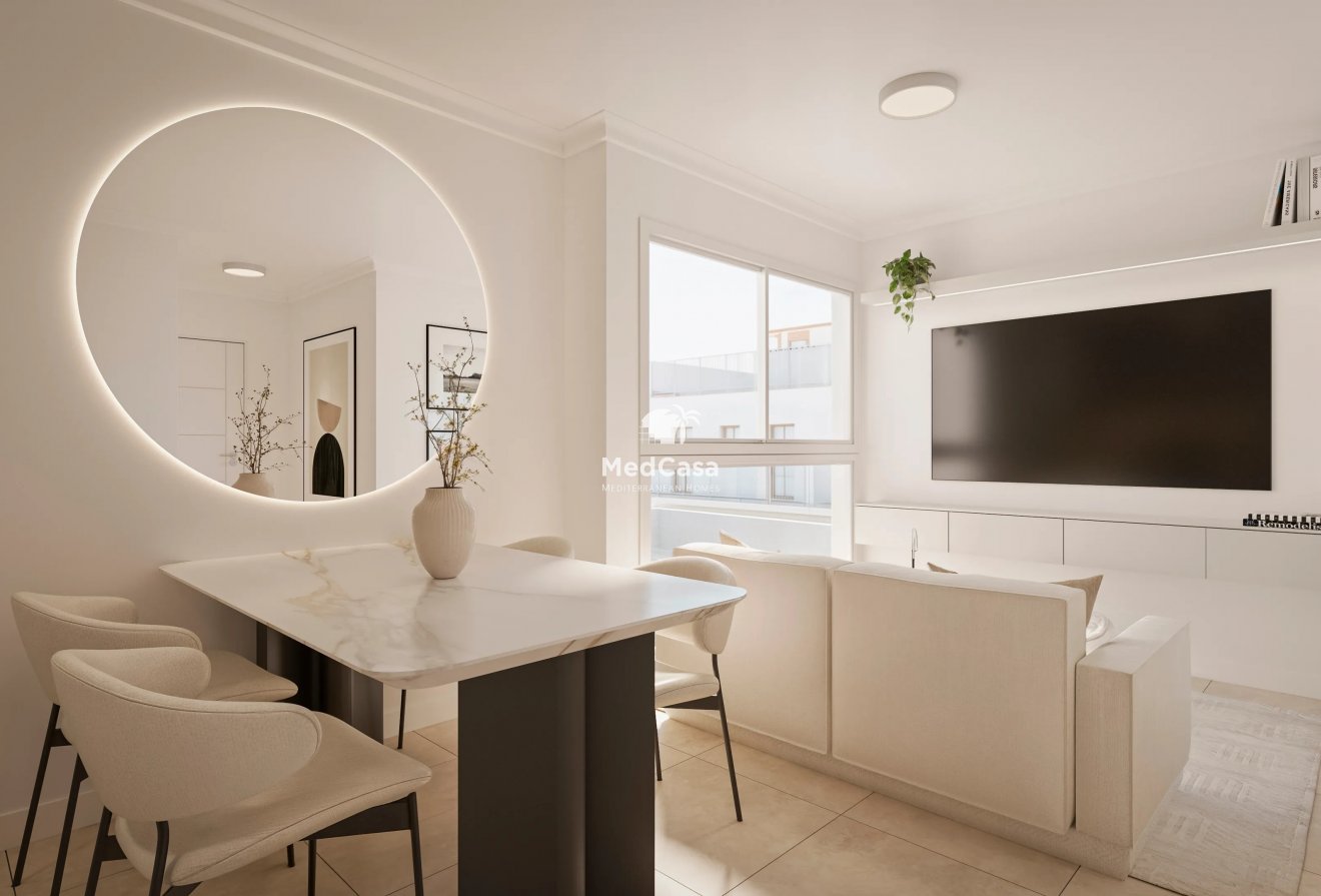 Obra nueva - Apartamento planta baja -
Torrevieja
